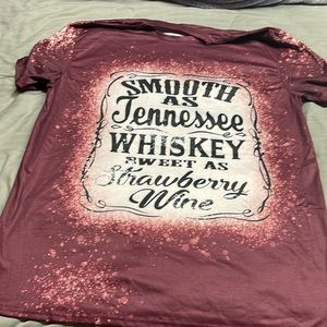 BNWOT (came in a bag, no tags) bleached Smooth as Tennessee Whiskey tee size 5xl